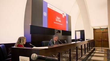 Relatori alla presentazione delle linee guida Action Aid 30 settembre 2020 Palazzo Chigi