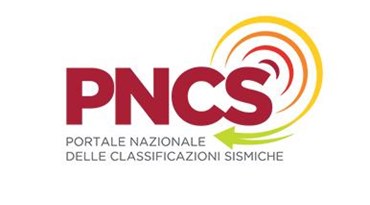Logo del progetto Portale nazionale delle classificazioni sismiche ncs con sfondo bianco