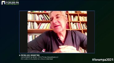 Pierluigi Mantini interviene al webinar di Casa Italia nell'ambito del Forum Pa 2021