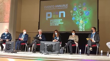 Relatori all'evento annuale del pongovernance a Firenze all'Expo Ete 2021